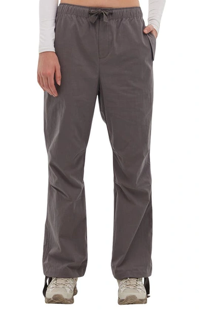 Bench Aff Parachute Pants In Charcoal