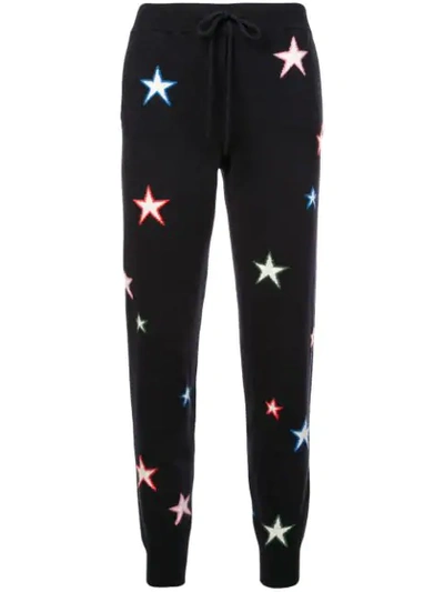 Chinti & Parker 3d Star Cashmere Sweatpants In Blue