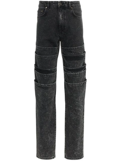Y/project Y / Project Layered Denim Jeans - Black