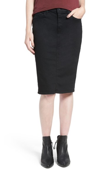 Mother 'peg' Denim Pencil Skirt (not Guilty) | ModeSens