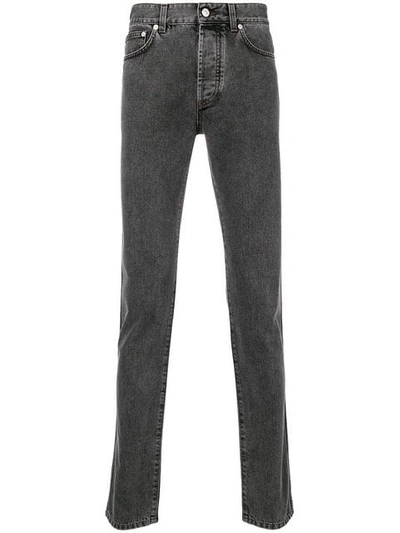 Givenchy Slim-fit Washed Jeans In Grey