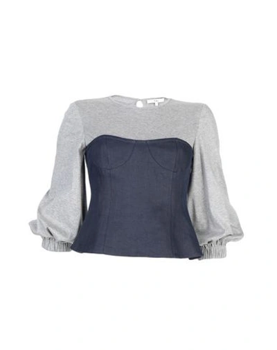 Tibi T-shirts In Dark Blue