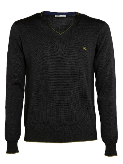 Etro Grey Wool Sweater