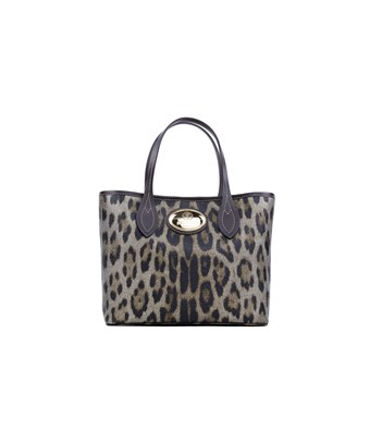roberto cavalli leopard bag