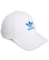 Adidas Originals Relaxed Strap-back Cap - White In White/bluebird