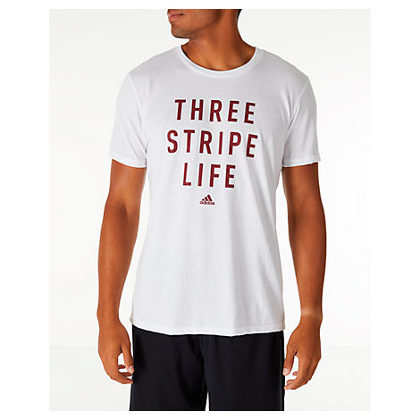 three stripe life t shirt