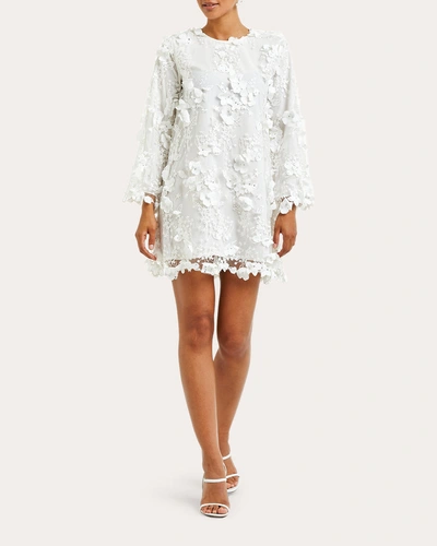 Mestiza Women's Flora Lace Mini Dress In White