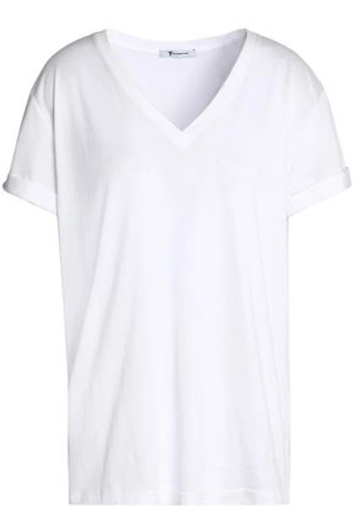 Alexander Wang T Woman Cotton-jersey T-shirt White