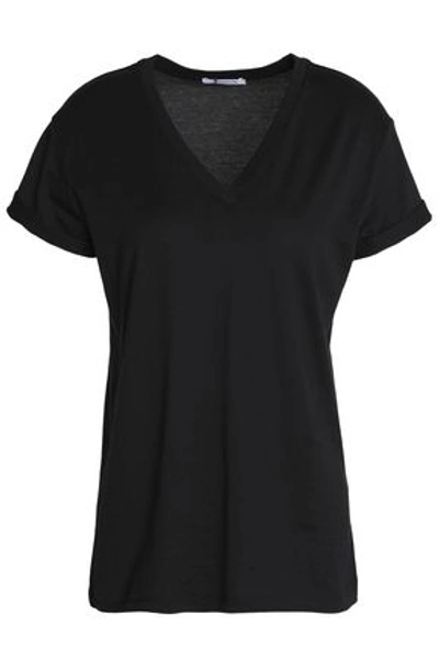 Alexander Wang T Woman Cotton-jersey T-shirt Black