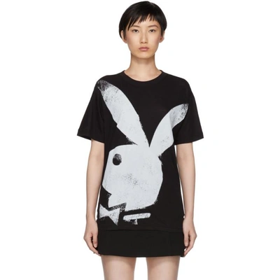 playboy black knit dress Marc Jacobs Bunny T-shirt In 001 Black miyaki
