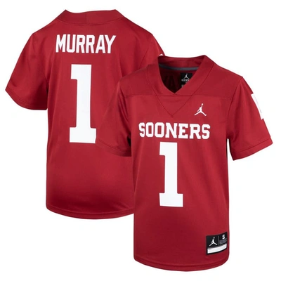 Jordan Brand Kids' Youth  Kyler Murray Crimson Oklahoma Sooners Untouchable Replica Jersey