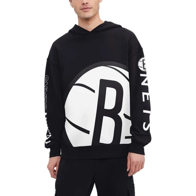 Tommy Jeans Black Brooklyn Nets Kenny Pullover Hoodie