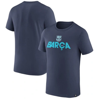 Nike Navy Barcelona Mercurial Sleeve T-shirt In Blue