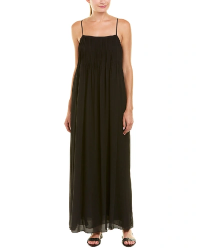 Vince Pintuck Maxi Dress In Black