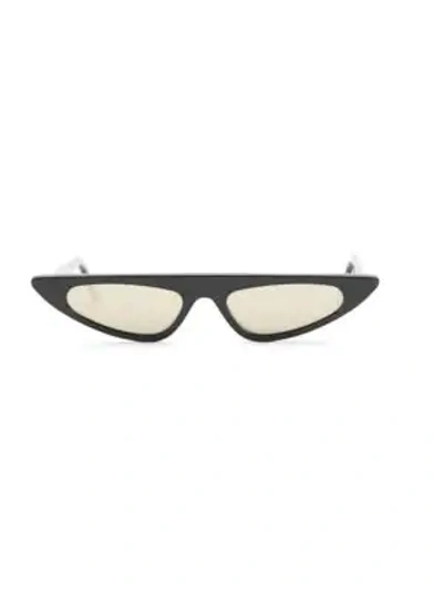 Andy Wolf Florence 53mm Cat Eye Sunglasses In Silver Black