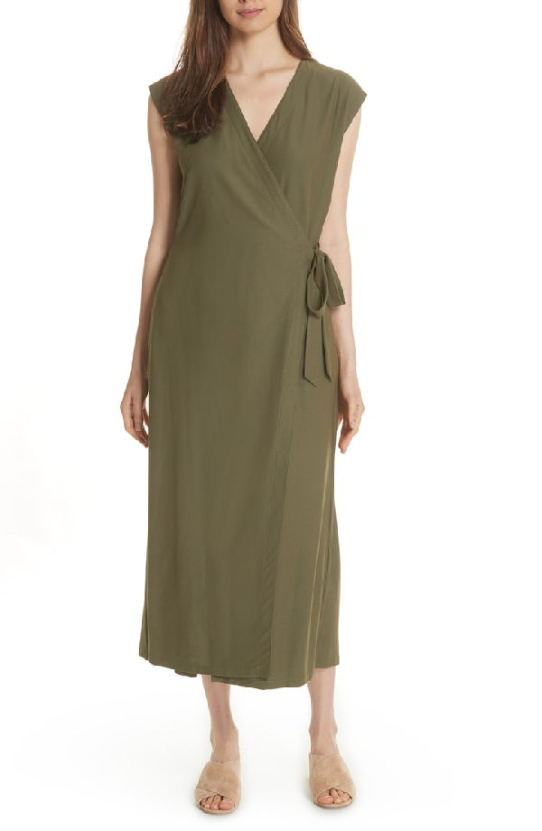 eileen fisher wrap jumpsuit