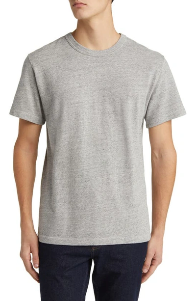 Buck Mason Field Spec Heavyweight T-shirt In Speckle Grey