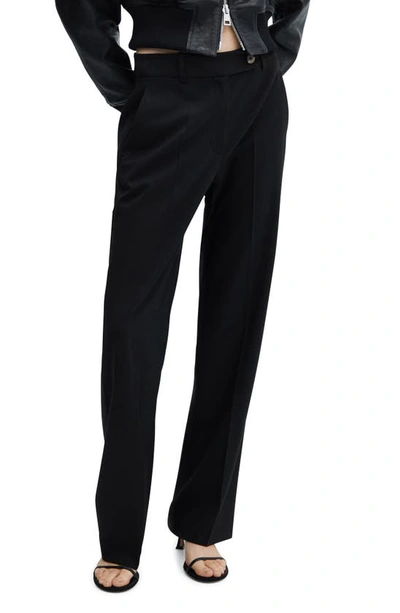 Mango Extended Tabl Pants In Black