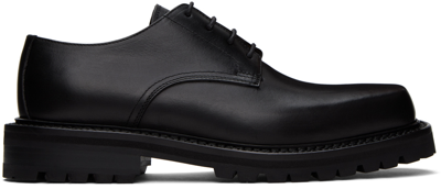Dries Van Noten Black Leather Derbys