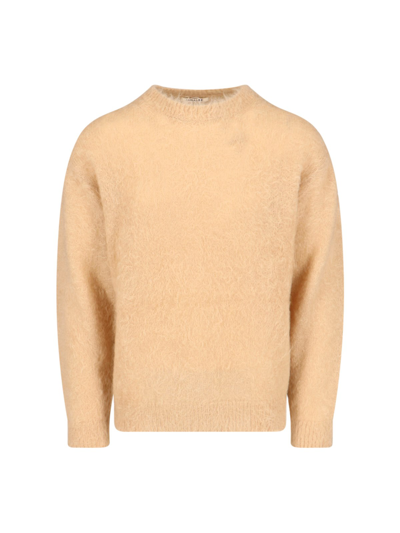 Auralee Beige Brushed Sweater