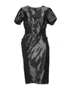Io Couture Knee-length Dress In Black