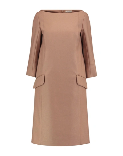 Nina Ricci Knee-length Dress In Camel