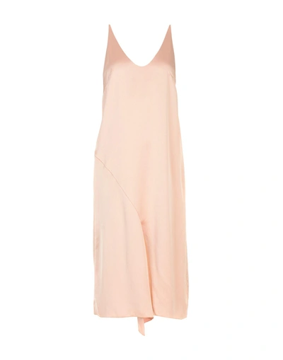 Tibi Knee-length Dress In Pale Pink