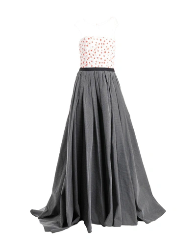 Oscar De La Renta Long Dress In Black