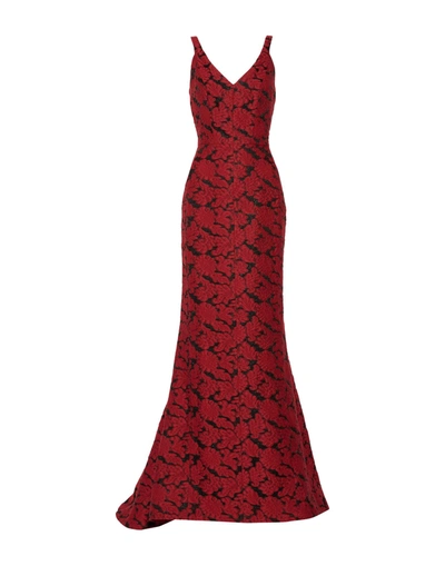 J Mendel Long Dresses In Red