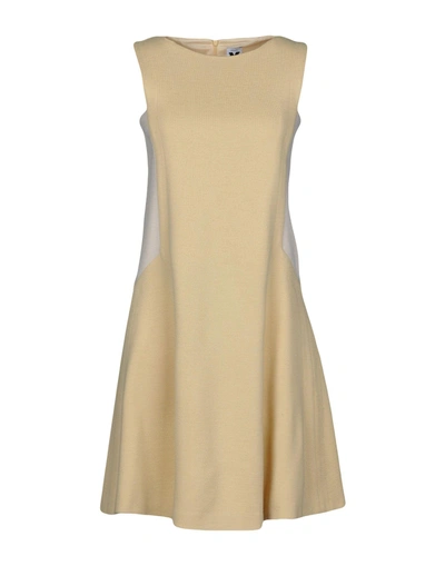 M Missoni Short Dress In Beige