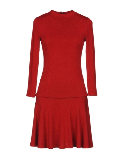 Alice And Olivia Short Dress In Red