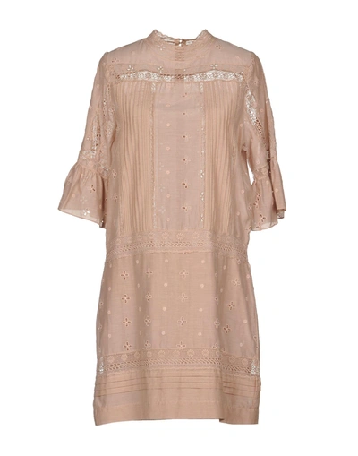 Ulla Johnson Short Dress In Pastel Pink