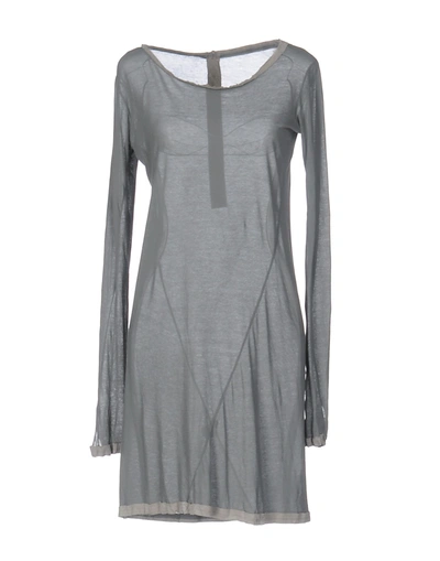 B-used Short Dress In Grey