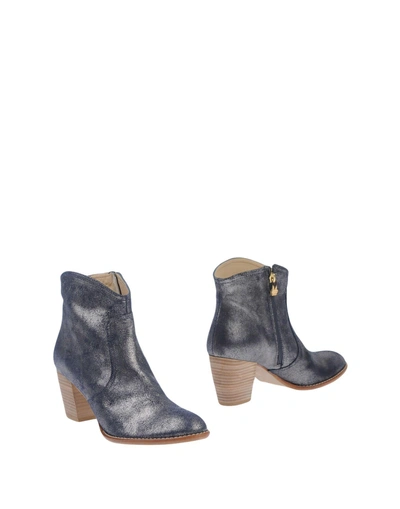 Auguste Ankle Boot In Slate Blue