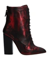 Aldo Castagna Ankle Boot In Red