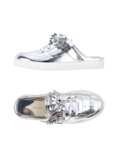 Sophia Webster Mules And Clogs In Silver