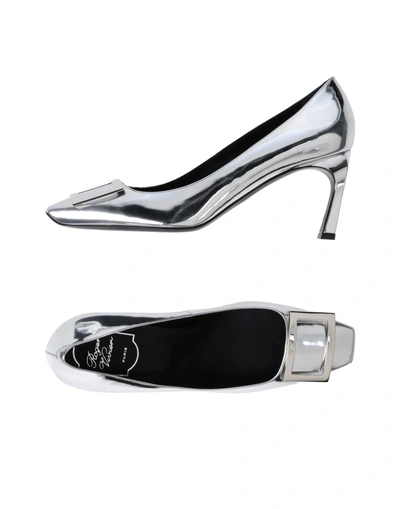 Roger Vivier Pumps In Silver