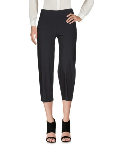 Avenue Montaigne Cropped Pants In Black