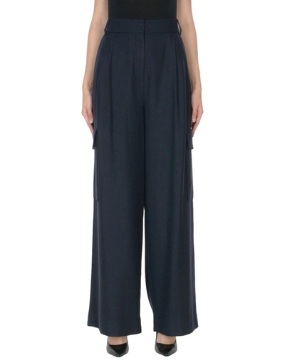 Tibi Casual Pants In Dark Blue