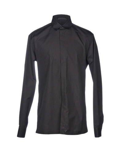 Haider Ackermann Solid Color Shirt In Black