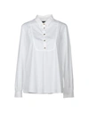 Armani Jeans Solid Color Shirts & Blouses In White