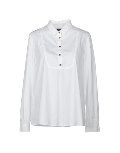 Armani Jeans Solid Colour Shirts & Blouses In White