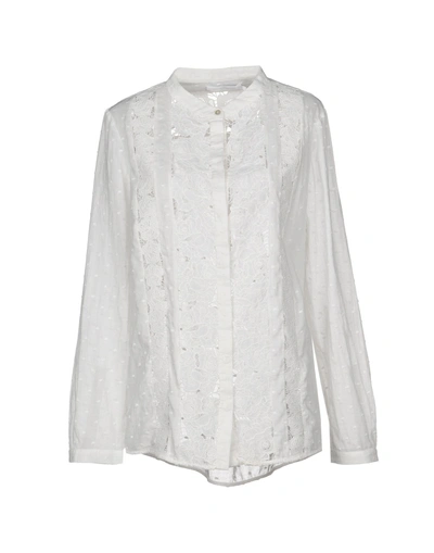 Zimmermann Lace Shirts & Blouses In Ivory