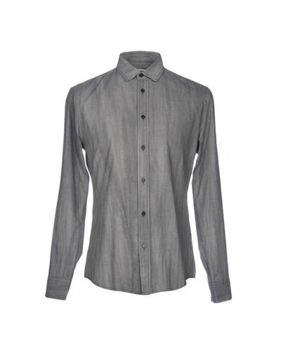 All Apologies Solid Color Shirt In Grey
