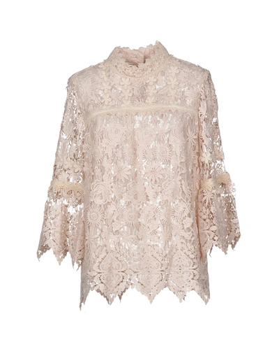 Anna Sui Blouses In Beige