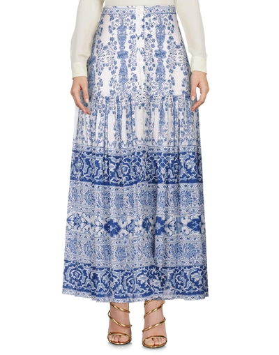 Sea Long Skirts In Blue