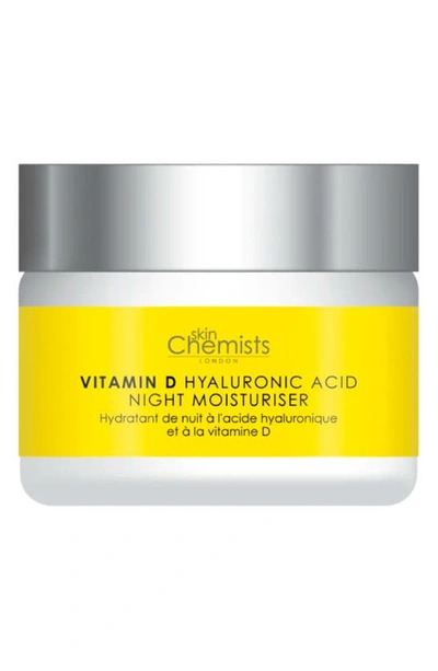 Skinchemists Vitamin D Hyaluronic Acid Night Moisturizer In White