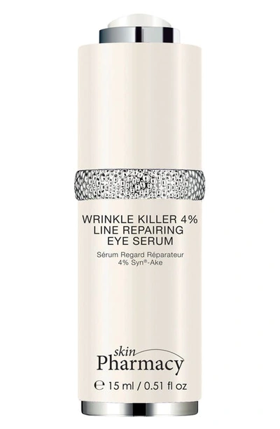 Skin Pharmacy Wrinkle Killer 4% Line Repairing Eye Serum $85 Value In White