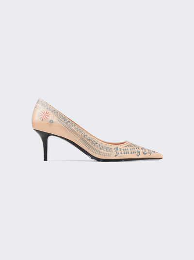 Jimmy Choo X Jean Paul Gaultier 60mm Pumps In Tattoo Print