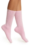 Ugg Shealy Cozy Crew Socks In Pink Meadow